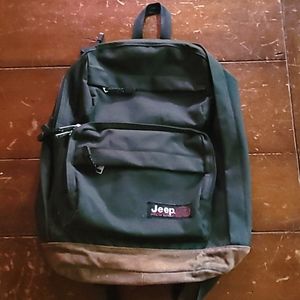 Jeep Canvas and Leather Backpack